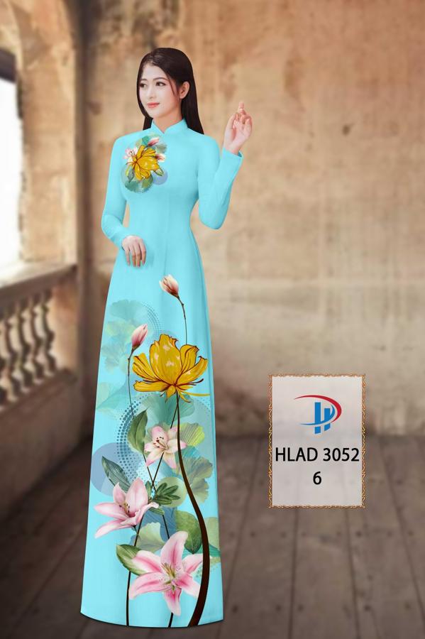 Vải Áo Dài Hoa Ly AD HLAD3052 20
